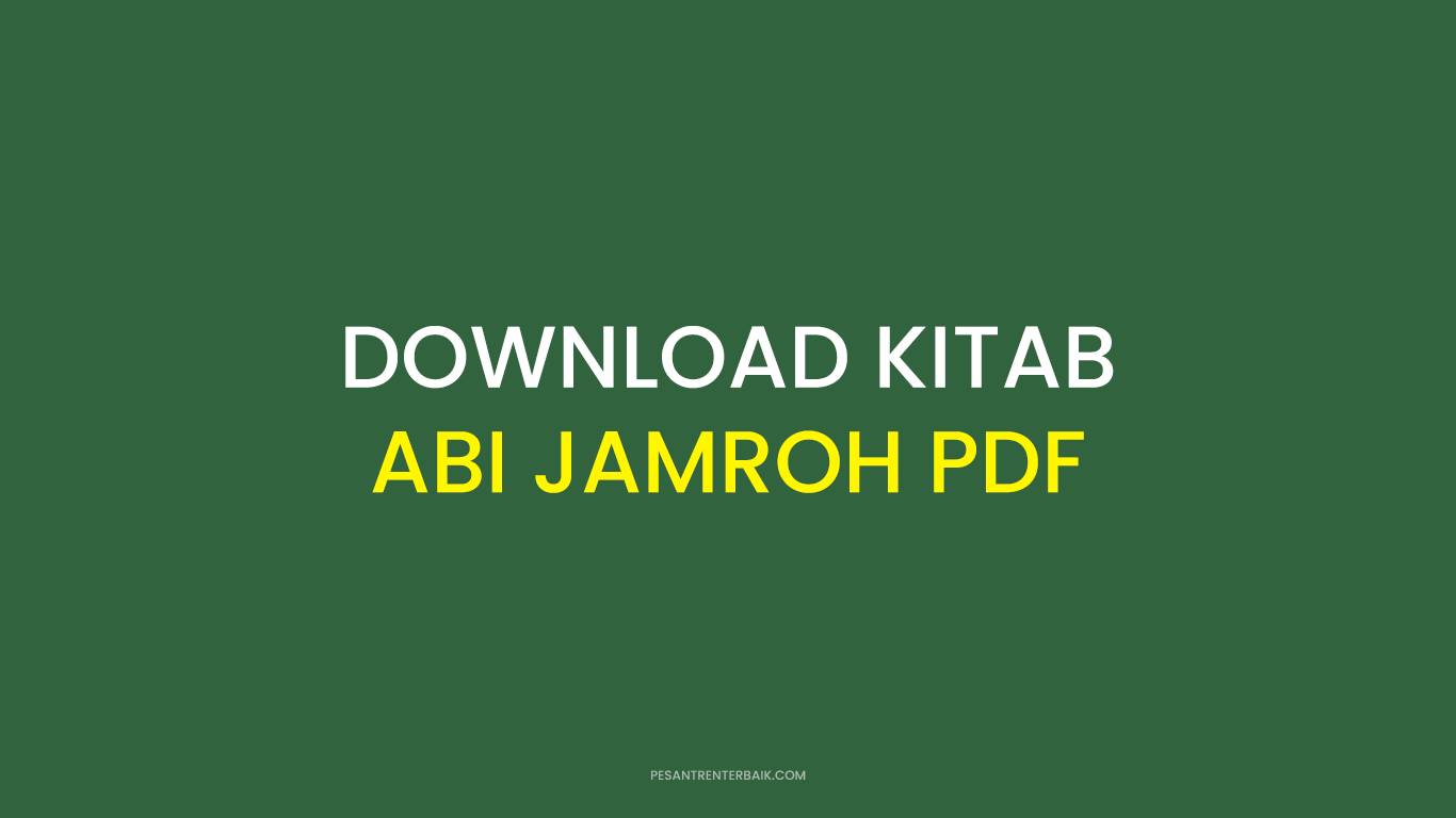 Download Kitab Abi Jamroh PDF