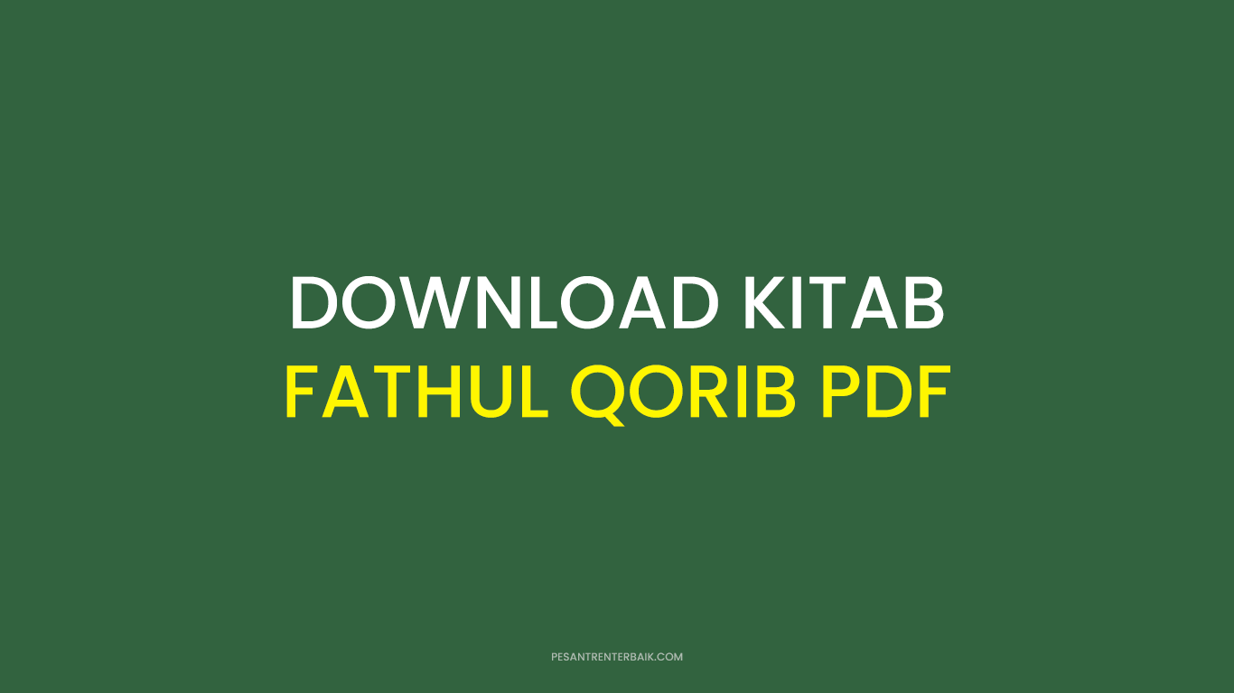 Download Kitab Fathul Qorib PDF