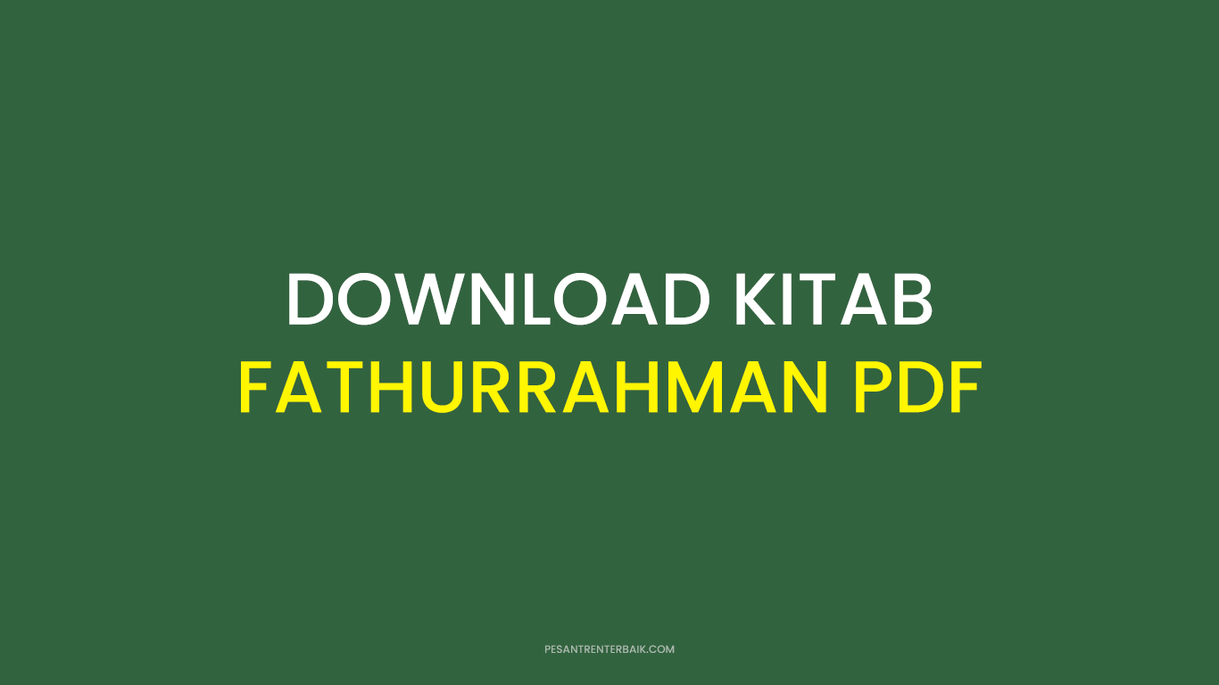 Download Kitab Fathurrahman PDF