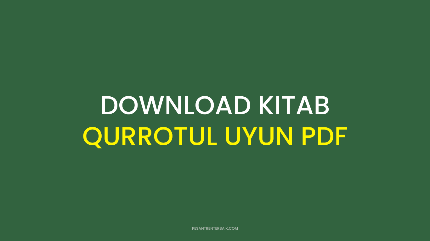 Download Kitab Qurrotul Uyun PDF
