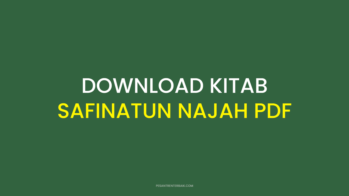 Download Kitab Safinatun Najah PDF