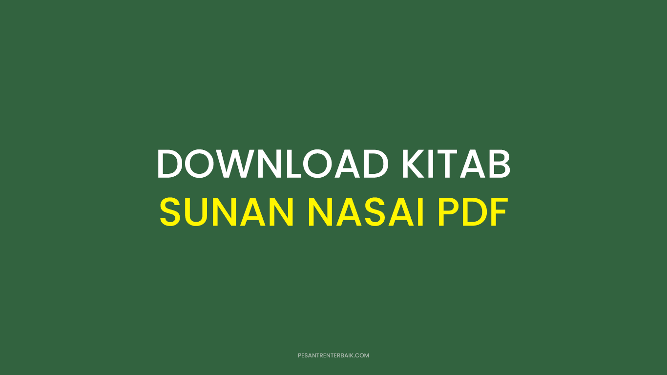Download Kitab Sunan Nasai PDF