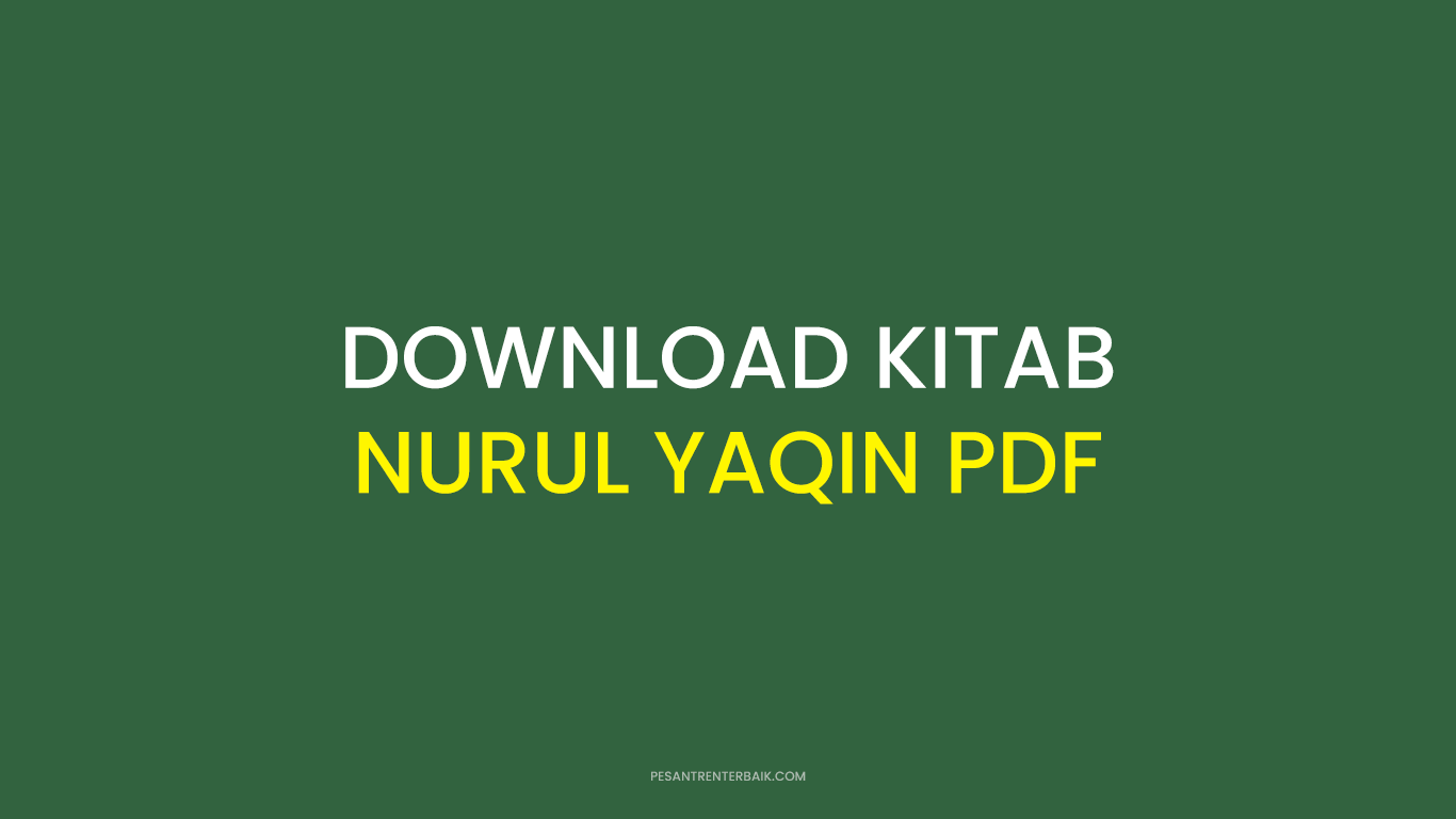 Download Kitab nurul yaqin pdf